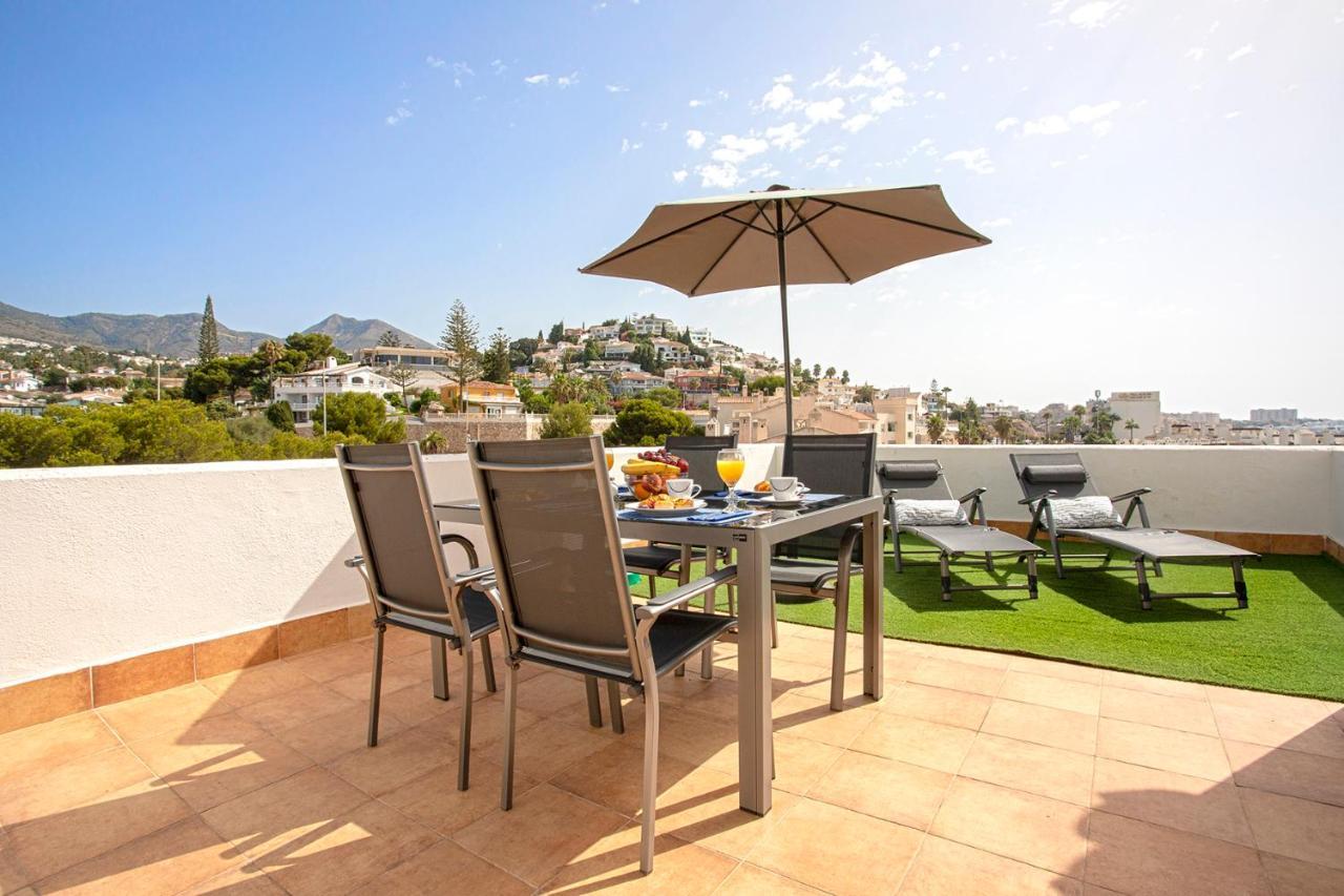 Atico Frente Al Mar - Vistas, Piscina, Terrazas, Parking! Apartment เบนัลมาเดนา ภายนอก รูปภาพ